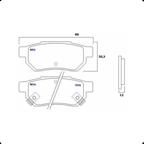 Imagem de Pastilha Freio Dianteiro Honda City Sed Civic Crx Prelude