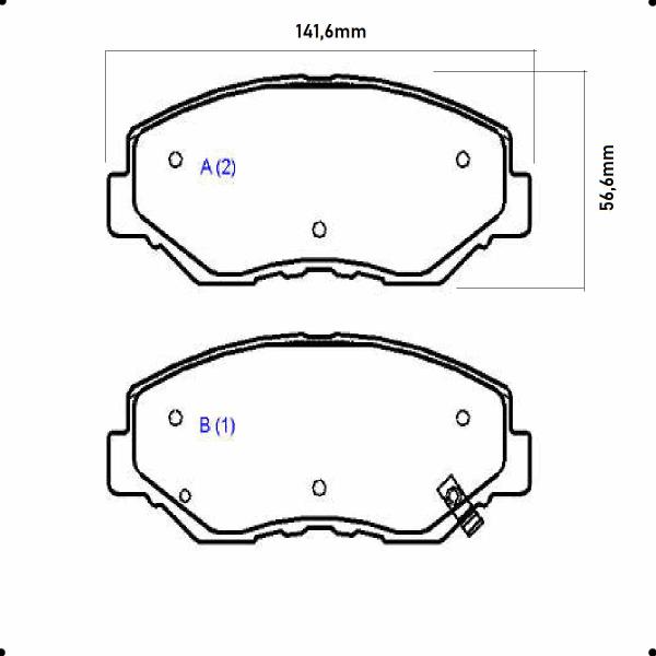 Imagem de Pastilha Freio Dianteiro Honda CRV 2.0 16V