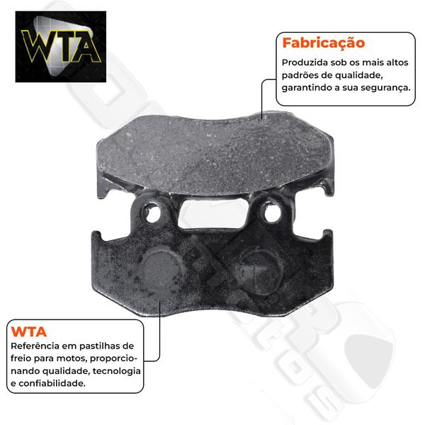 Pastilha Freio Dianteiro Lead 110/ Elite 125/ Xlx 350 R/ Burgman 250-400-650 Wta Imagem de Pastilha Freio Dianteiro Lead 110/ Elite 125/ Xlx 350 R/ Burgman 250-400-650 Wta