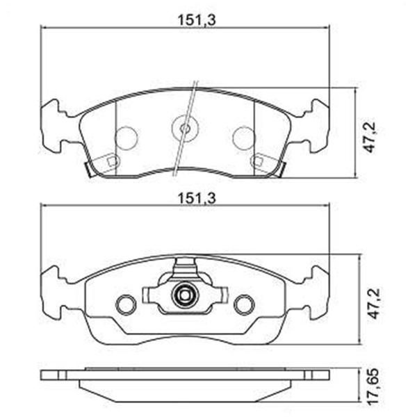 Imagem de Pastilha freio dianteiro orig bosch chevrolet onix joy 2020