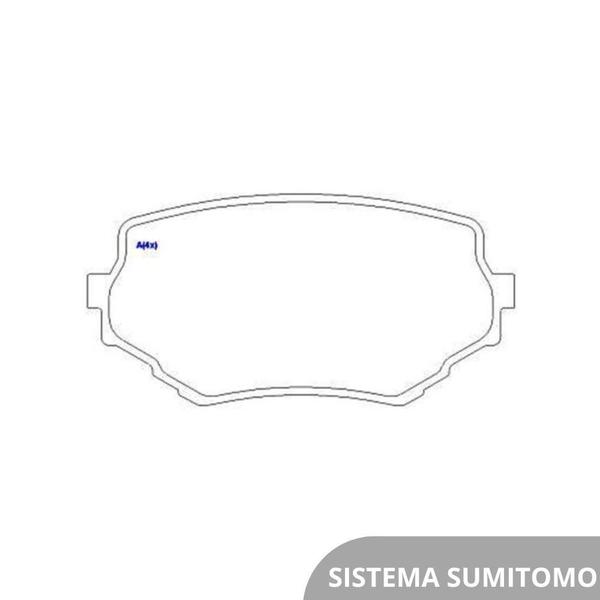 Imagem de Pastilha Freio Dianteiro Tracker 2001 a 2010 Syl 1370