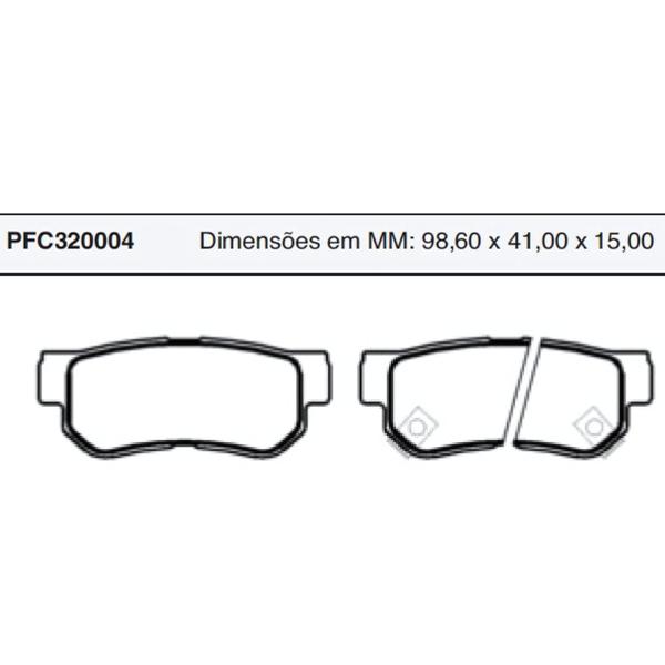 Imagem de Pastilha freio hyundai tucson 2004 em diante santa fe 2001 ate 2006 kia sportage 2005 ate 2010 traseira cofap