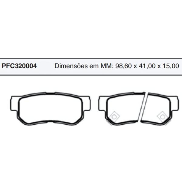 Imagem de Pastilha Freio Hyundai Tucson 2004 em Diante Santa fe 2001 Ate 2006 Kia Sportage 2005 Ate 2010 Traseira Cofap