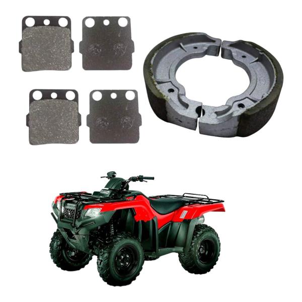 Imagem de Pastilha Freio Patim Lona Honda Fourtrax Trx 420 2008 - 2021