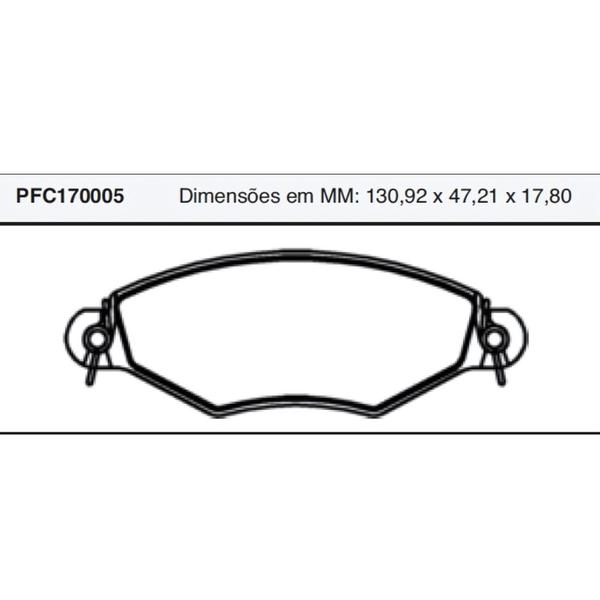 Imagem de Pastilha Freio Peugeot 206 1999 Ate 2008 207 2007 em Diante Citroen Xsara 1997 em Diante Dianteira Sist. Girling Cofap