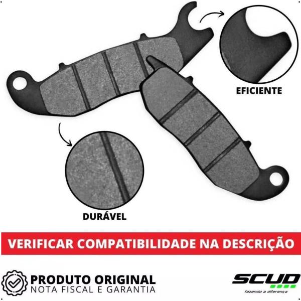 Imagem de Pastilha Freio Titan Fan 150 Fan160 Titan160 Fan125 Scud