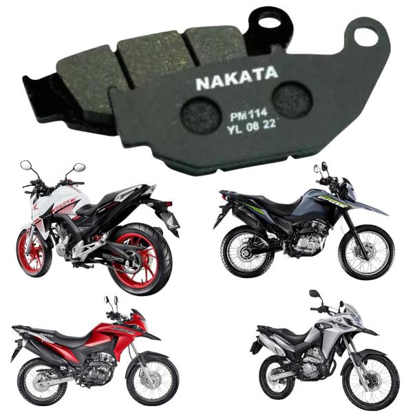 Imagem de Pastilha Freio Tras Nakata Honda CB Twister 250 2015 A 2023