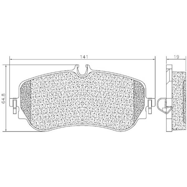 Imagem de PASTILHA FREIO TRASEIRA para VW DELIVERY 4150 6160 EXPRESS 2