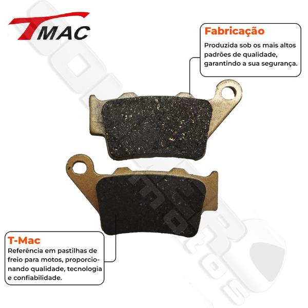 Imagem de Pastilha Freio Traseiro Bmw F 650 Gs/ Bmw G 650 Gs/ Bmw F 800 Gs-R-Gt-St/ Cb500 1997 a 2005/ Mt-03 660/ Xt 660 R