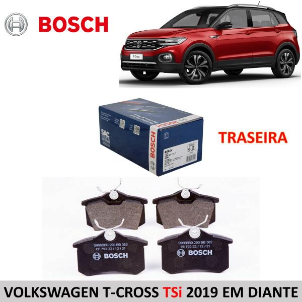 Imagem de Pastilha freio traseiro bosch volkswagen t-cross 2020