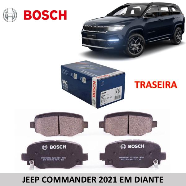 Imagem de Pastilha freio traseiro original bosch jeep commander 2021