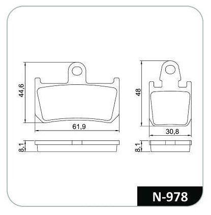 Imagem de Pastilha Freio Yamaha YZF R1 Cobreq Racing