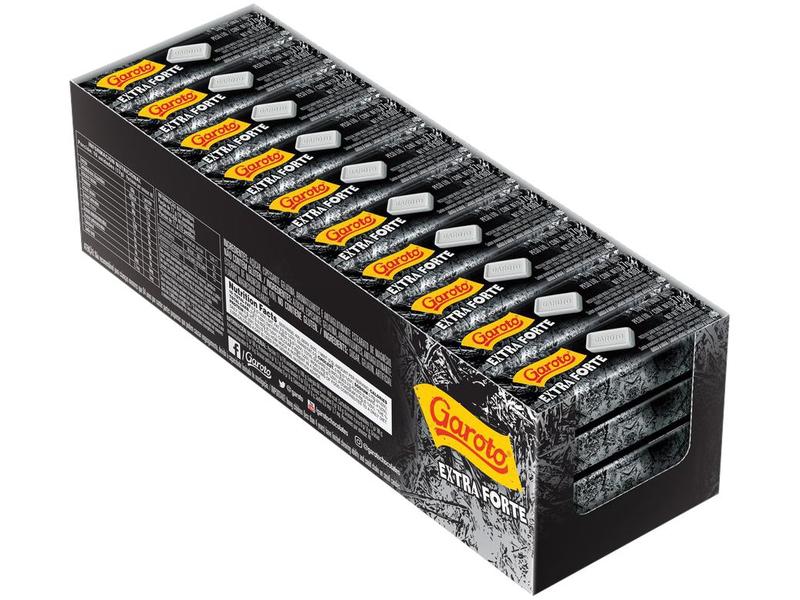 Pastilha Garoto Menta Extra Forte Caixa com 40 Unidades de 17g Imagem de Pastilha Garoto Menta Extra Forte Caixa com 40 Unidades de 17g