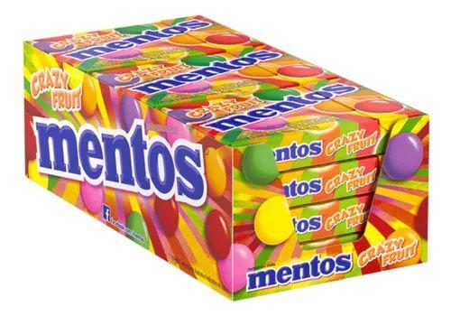 Imagem de Pastilha Mentos Crazy Fruit Slim Box Caixinha C/12un