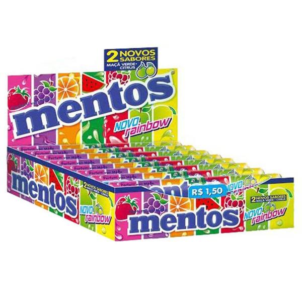 Imagem de Pastilha Mentos Stick Rainbow c/16 - Perfetti