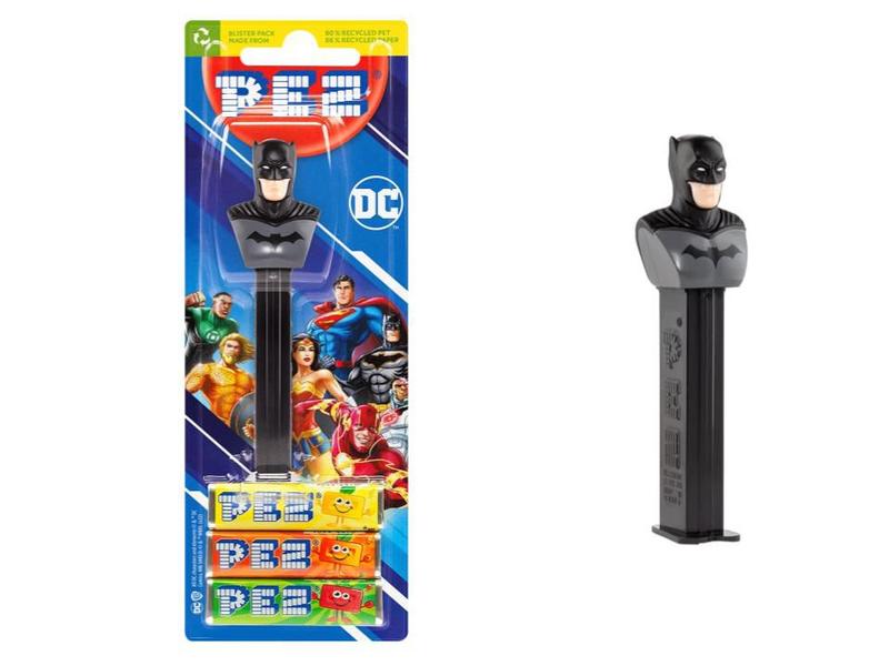 Imagem de Pastilha PEZ Dispenser Heroi DC Batman C/ 3un 25,2g - Importado