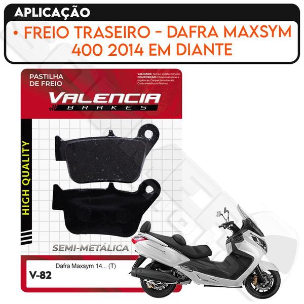 Imagem de Pastilha T Maxsym400 (Fj2620) - V82 - Valencia Brakes