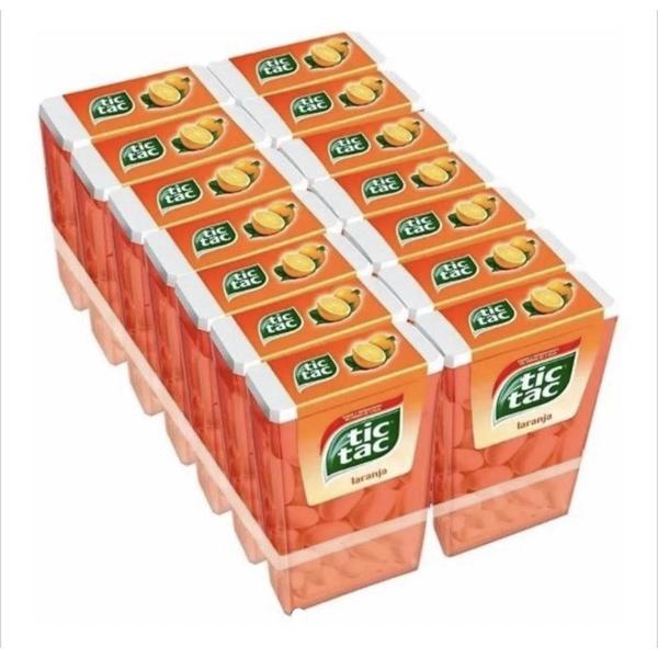 Imagem de Pastilha Tic Tac 16g Laranja Caixa C/14unid. - 224g