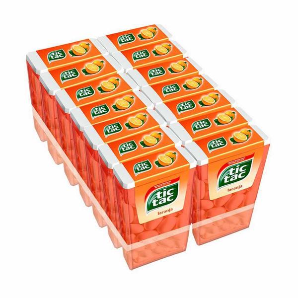 Imagem de Pastilha Tic Tac Laranja c/14 - Ferrero