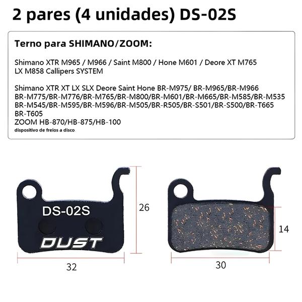 Imagem de Pastilhas De Freio Cerâmicas Para Bicicleta Mtb, Disco Hidráulico, 2 Pares, 4 Peças Para B01s Sram