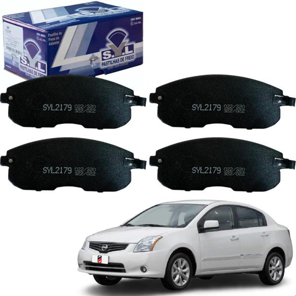 Imagem de Pastilhas De Freio Sentra 1.8 16v 2.0 16v 2000 2001 2002 2003 2004 2005 2006 2007 2008 2009 2010 2011 2012 2013 a 2021..