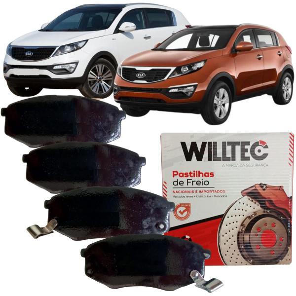 Imagem de Pastilhas Freio Dianteiro Tucson IX35 Sportage Sonata Willtec