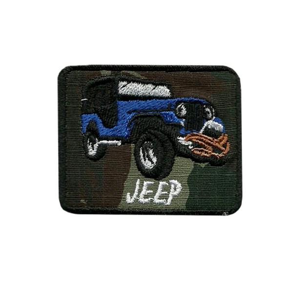 Imagem de Patch Bordado Jeep Blue Com Fecho De Contato