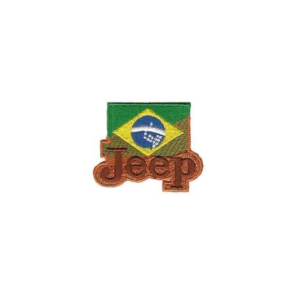 Imagem de Patch Bordado Jeep Brasil Com Fecho De Contato