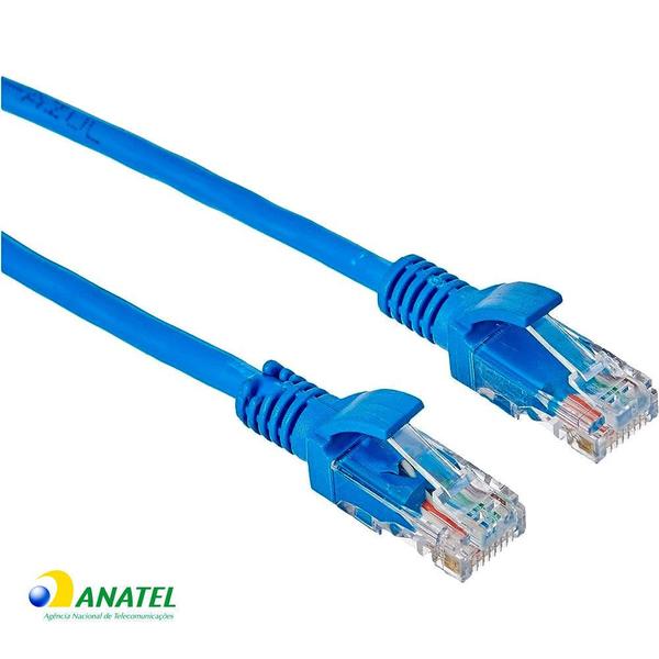 Imagem de Patch Cord Cat6 U/UTP CMX Azul 1,50 Metros