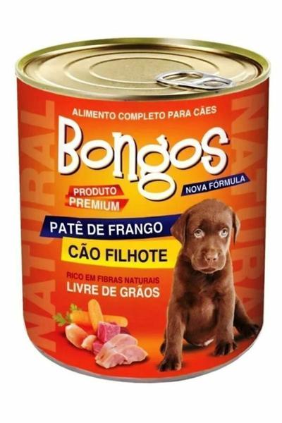 Imagem de Patê Enlatado para Cães Filhotes Sabor Carne 280 Gr - BONGOS