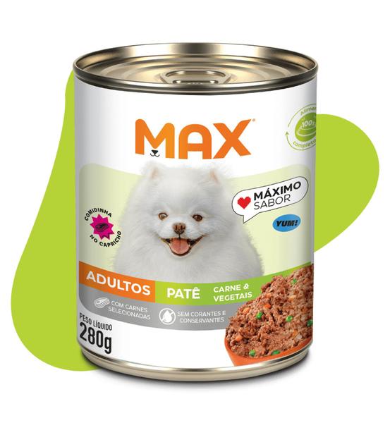 Imagem de Patê Max Cães 280g - 12 Unidades