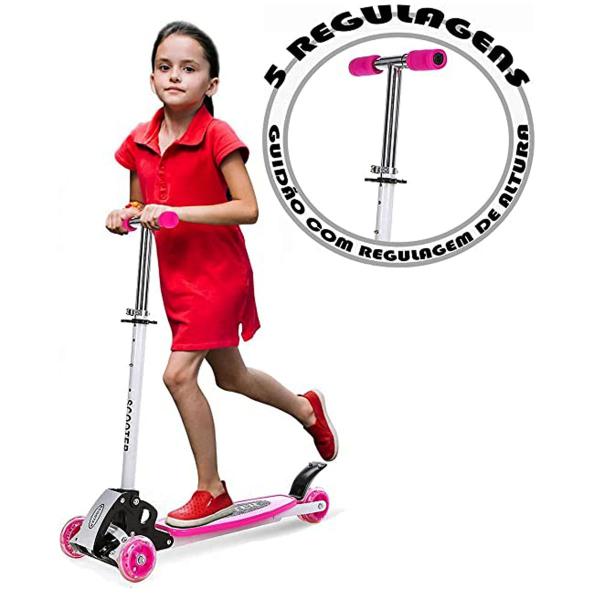 Imagem de Patinete 3 Rodas Com Base Scooter Roda Flexível