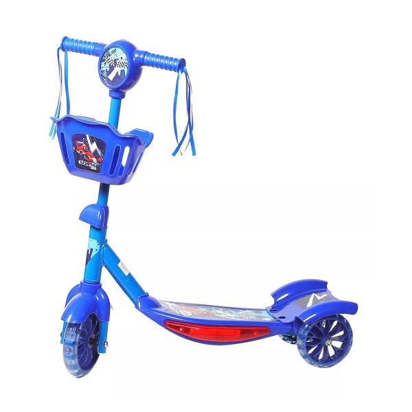 Imagem de Patinete 3 Rodas Infantil Musical Kiddy Menino azul