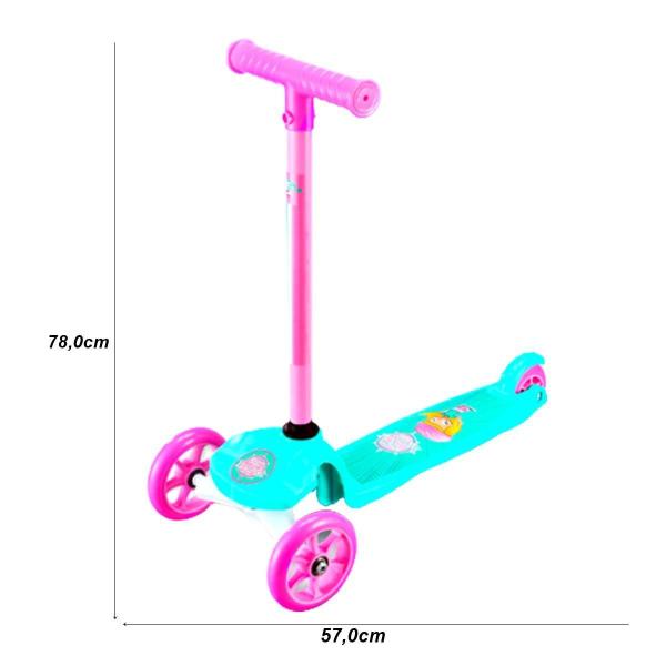 Imagem de Patinete Articulado Menina Scooter Infantil Criança Corrida