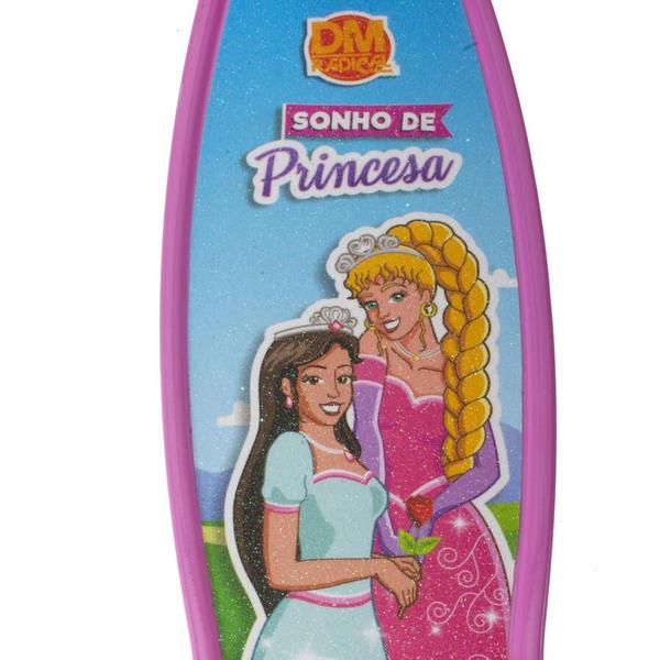 Imagem de Patinete De Menina Altura  Regulável Princesas E Capacete