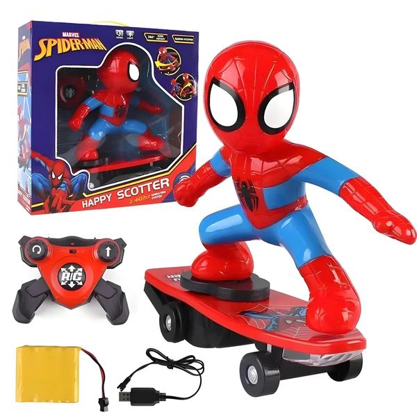 Patinete Elétrico Marvel Spiderman com Brinquedo Musical - Para Crianças Imagem de Patinete Elétrico Marvel Spiderman com Brinquedo Musical - Para Crianças