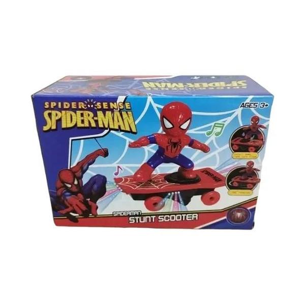 Patinete Elétrico Marvel Spiderman com Brinquedo Musical - Para Crianças Imagem de Patinete Elétrico Marvel Spiderman com Brinquedo Musical - Para Crianças