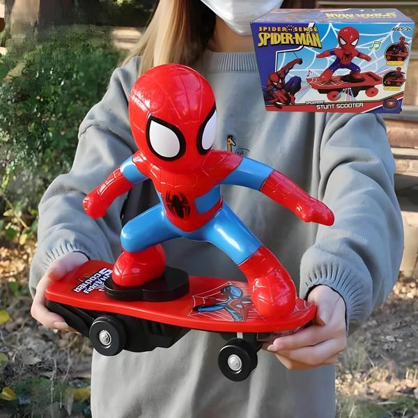 Patinete Elétrico Marvel Spiderman com Brinquedo Musical - Para Crianças Imagem de Patinete Elétrico Marvel Spiderman com Brinquedo Musical - Para Crianças