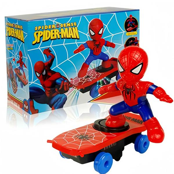 Patinete Elétrico Marvel Spiderman com Brinquedo Musical - Para Crianças Imagem de Patinete Elétrico Marvel Spiderman com Brinquedo Musical - Para Crianças