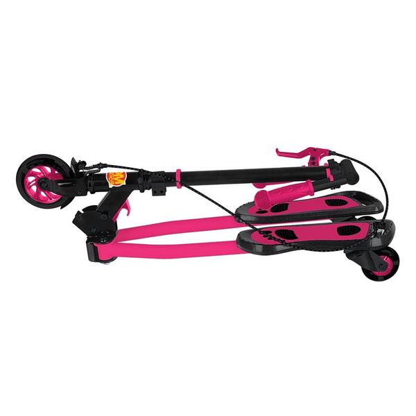 Imagem de Patinete Frog New Radical Ski Trinete 3 Rodas Infantil Dobrável DM Toys DMR5819 Rosa