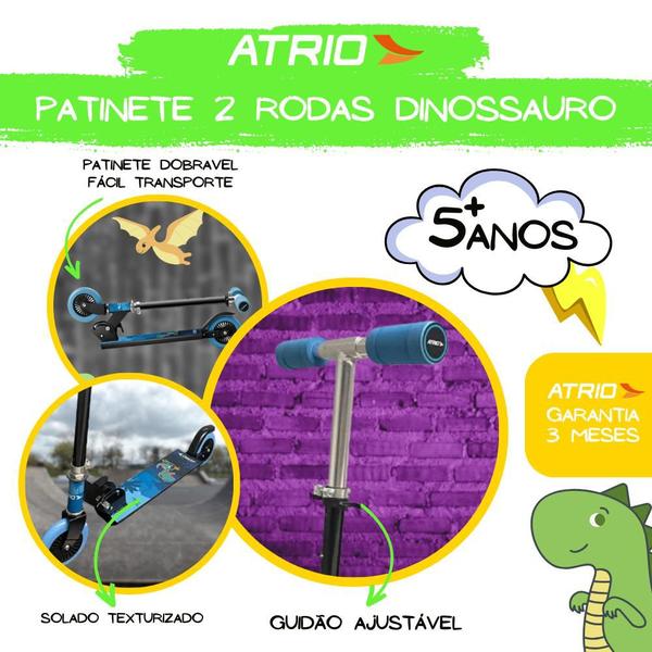 Imagem de Patinete Infantil 2 Rodas Dobrável Confortável Atrio ES458