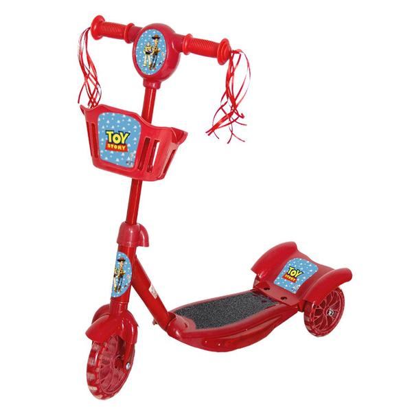 Imagem de Patinete Infantil 3 Anos Toy Story Vermelho Divertido Cesta