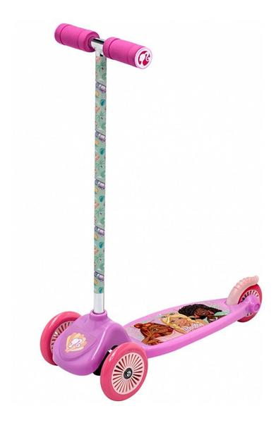 Imagem de Patinete Infantil 3 Rodas Barbie Fun F00549 Rosa