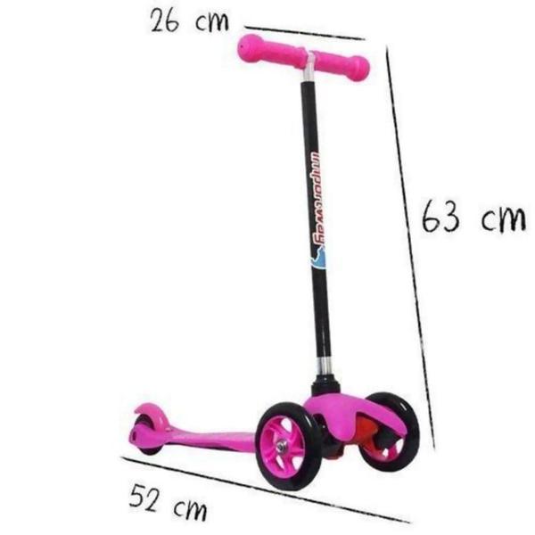 Imagem de Patinete Infantil 3 Rodas com Altura Ajustável BW-011 Brinkway