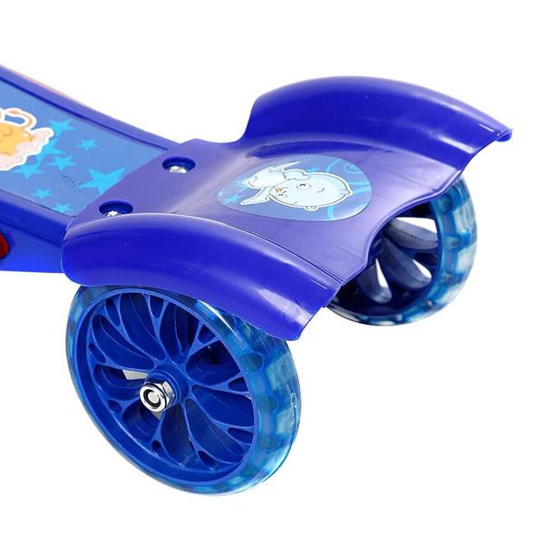 Imagem de Patinete Infantil 3 Rodas com Led e Som Azul Art Brink