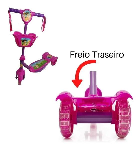 Imagem de Patinete Infantil 3 Rodas Com Música E Luz  Radical Infantil