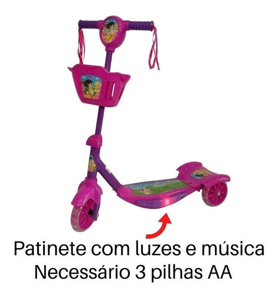 Imagem de Patinete Infantil 3 Rodas Com Música E Luz  Radical Infantil