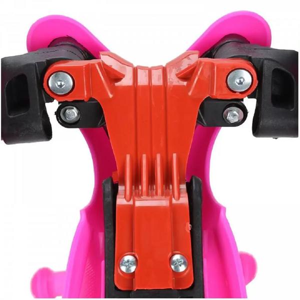 Imagem de Patinete Infantil 3 Rodas Menina Menino Spin Roller Luzes Rodinha Led Pequeno