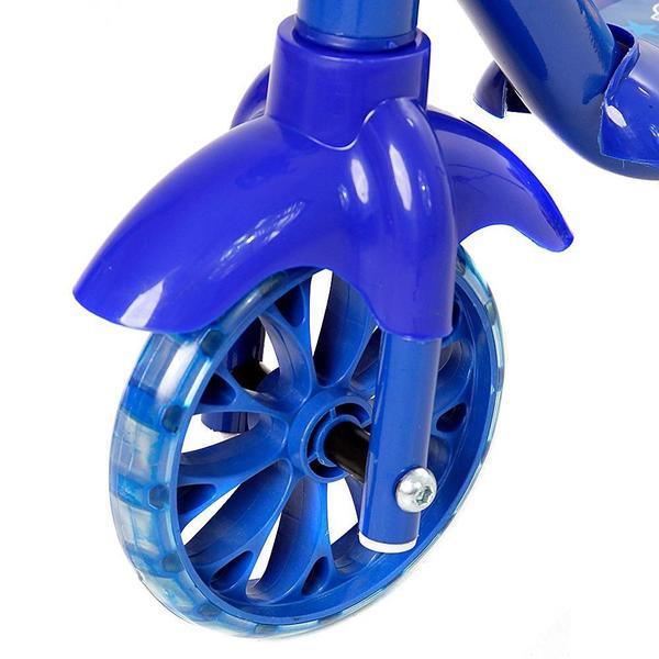 Imagem de Patinete Infantil Azul Vingadores 3 Rodas Com Led Azul