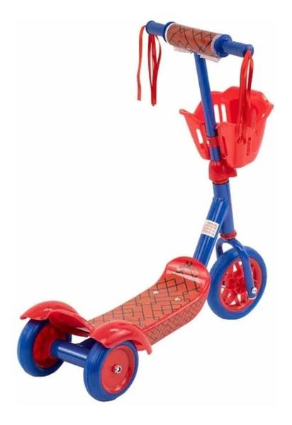 Imagem de Patinete Infantil C/3 Rodas E Cesto Para Meninos - Bbr Toys